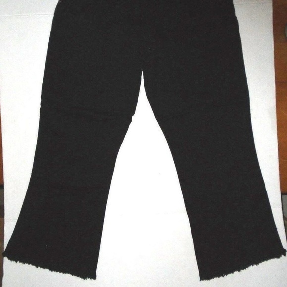 Vintage Rare Studed Fringe Edges Capri Cropped Pants - Picture 7 of 7